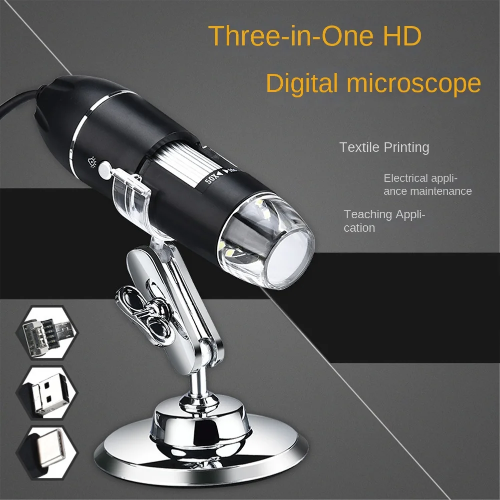 1600X USB Digital Microscope Magnification Microscope Camera,Compatible for Window 7/8/10 ,Handheld USB Microscope