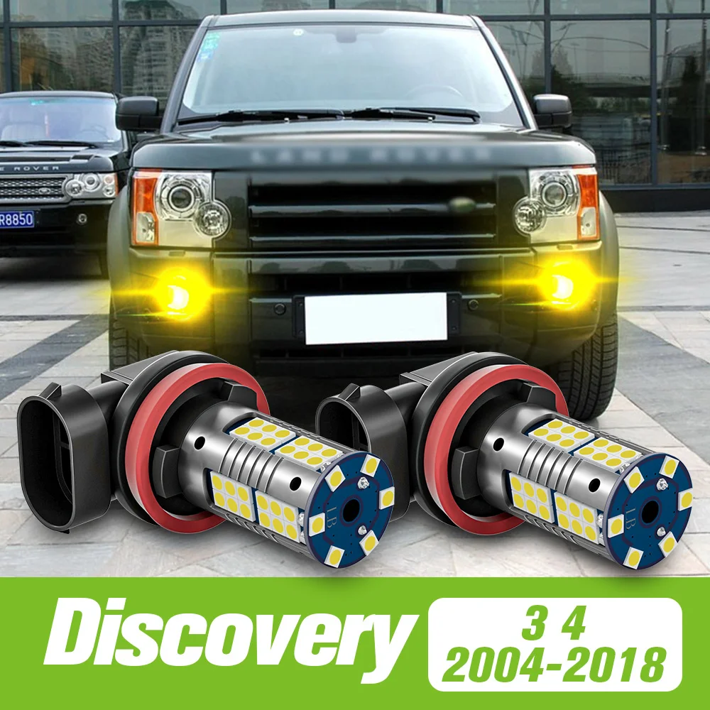 

2pcs For Land Rover Discovery 3 LR3 4 LR4 2004-2018 LED Fog Light 2005 2006 2008 2009 2010 2011 2012 2013 2014 2015 Accessories