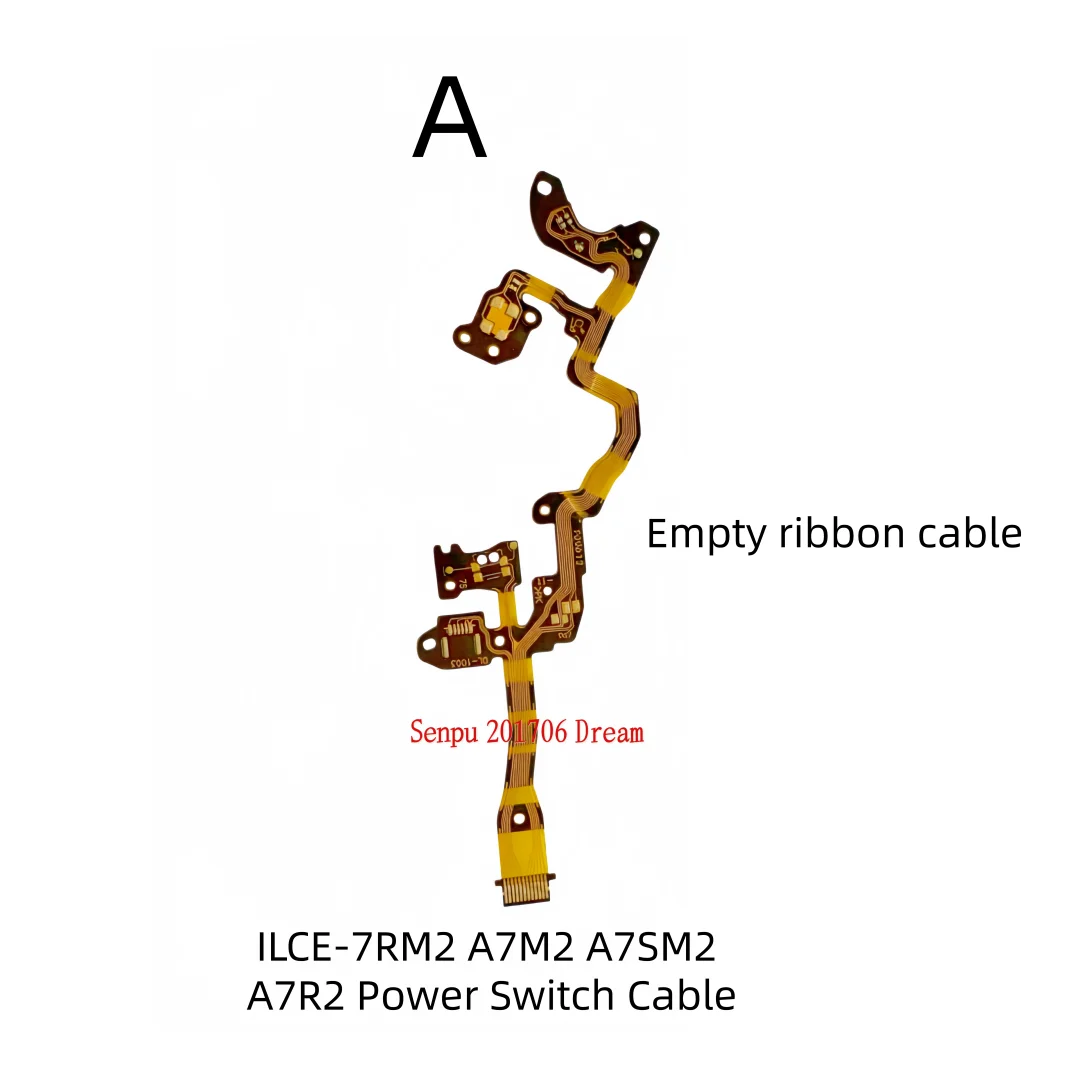 For Sony ILCE-7RM2 A7M2 A7SM2 A7R2 Alpha Mirrorless Camera Power On Off Switch Flex Ribbon Cable,  With Electronic Components &
