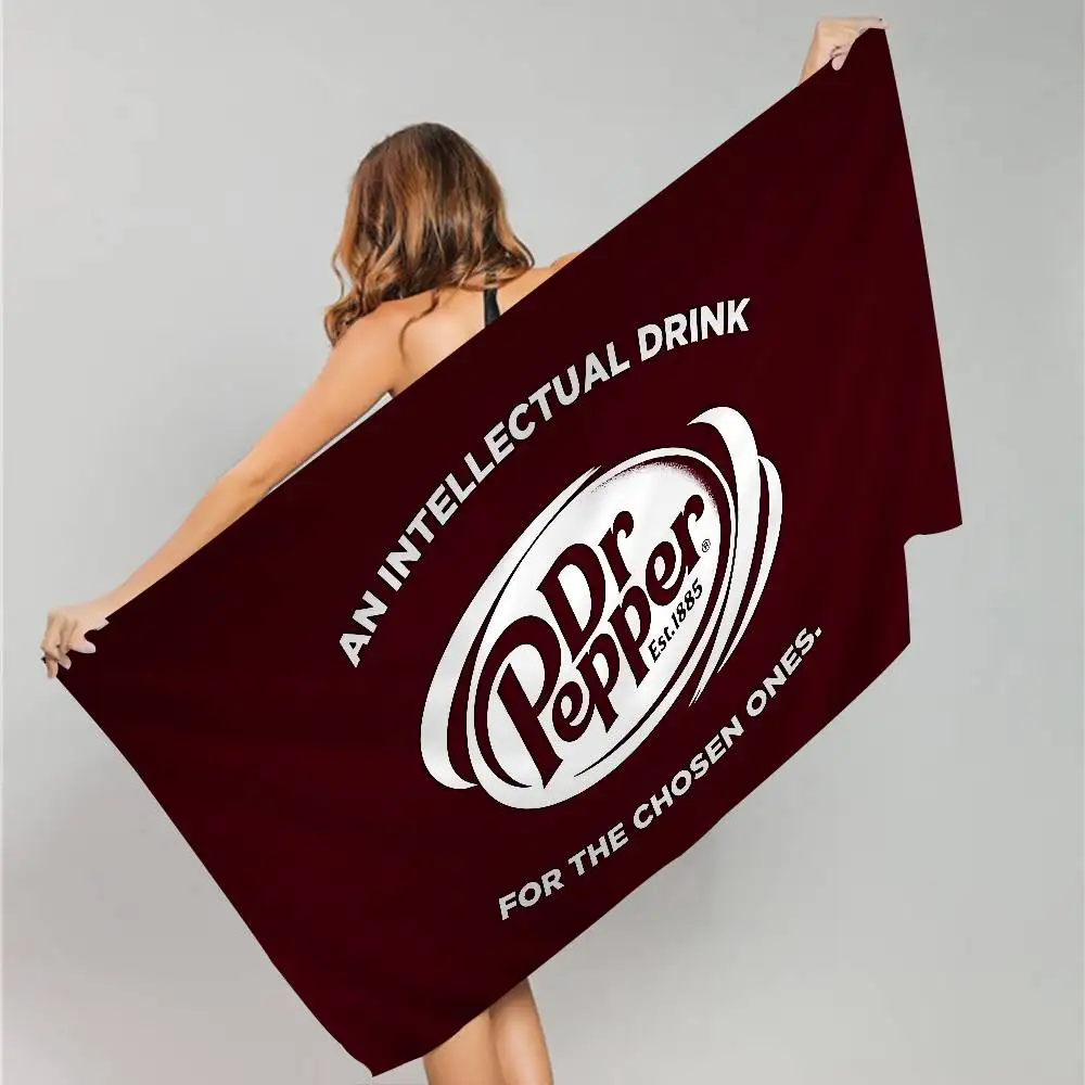 D-Dr P-Peppers Anime Beach Swimming Towel Soft Absorbent Washcloth Children's Gifts for Kids Travel Camping Gym
