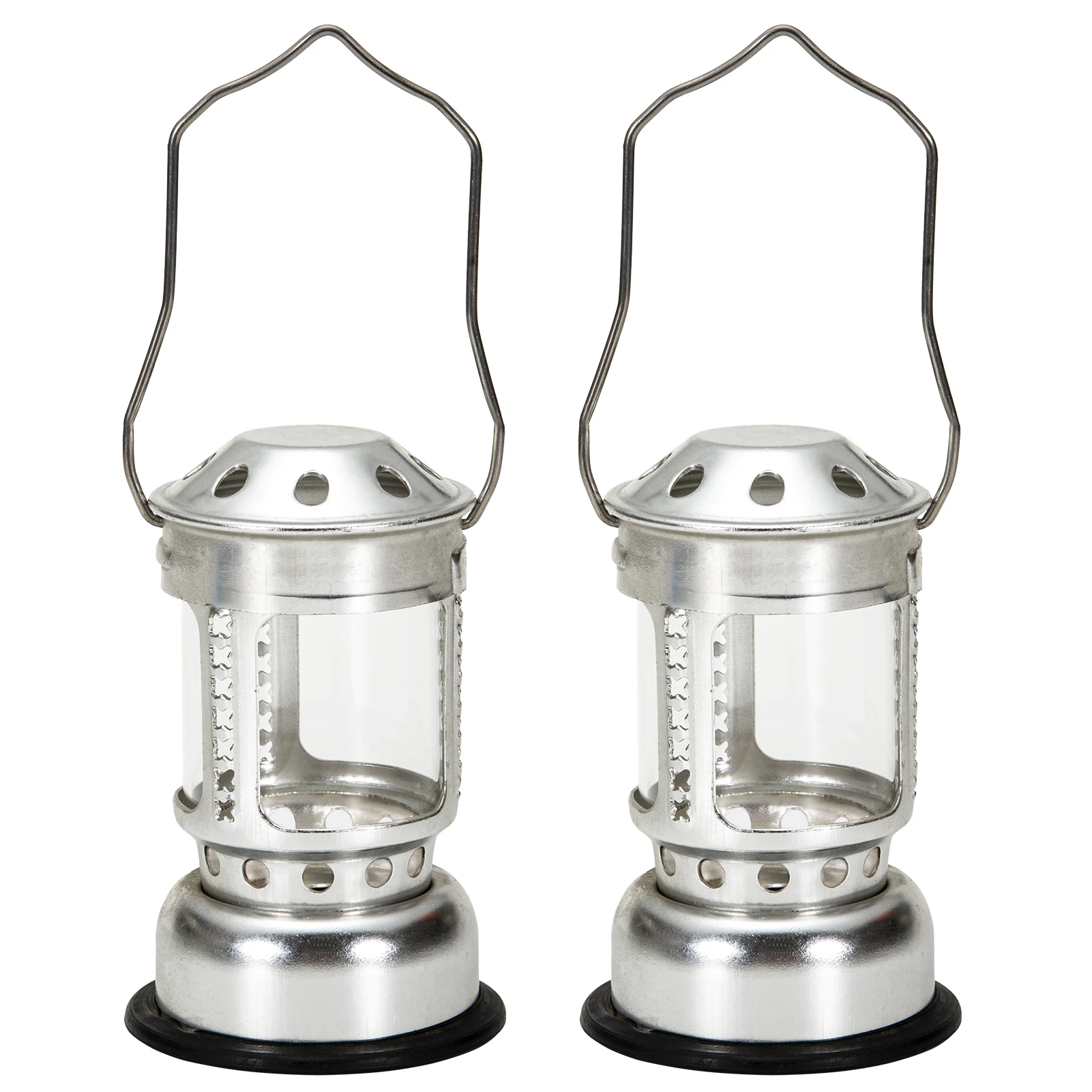 Portable Candle Lantern Night Fishing Hanging Outdoor Camping Aluminium Alloy Candle Lamp