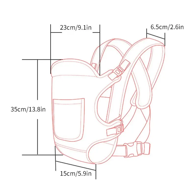 Écharpe bébé Electrolux polyvalente pour toutes les saisons, multifonctionnelle initiée, quatre ports avant et arrière, 1 pièce