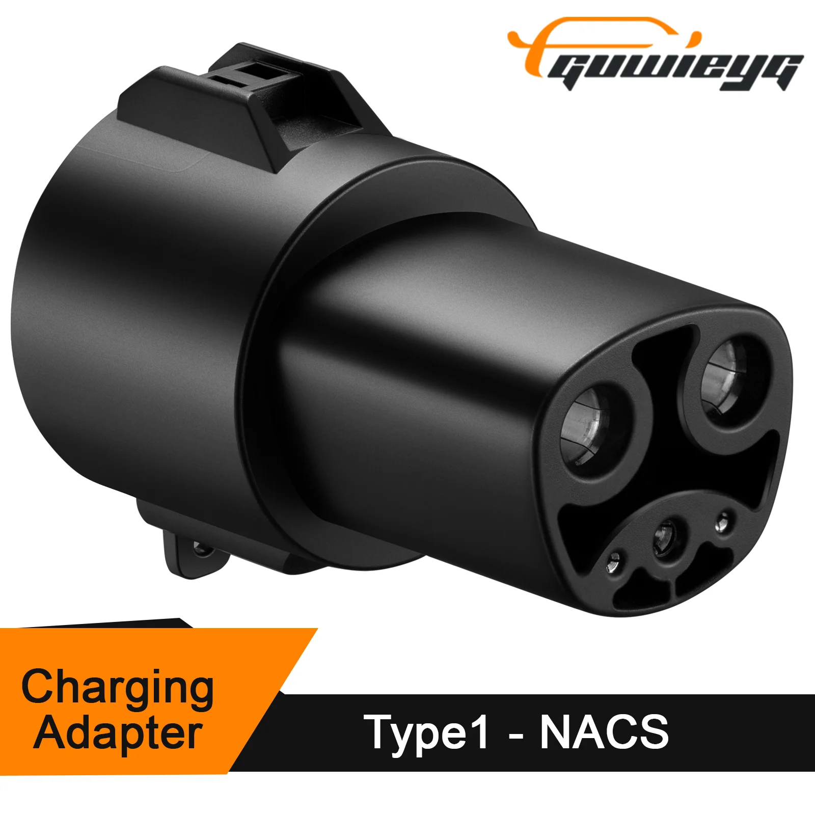 GUWIEYG SAE J1772 Type 1 To Tesla Connector Compatible With Tesla  Model S/X/3/Y EV Charger Socket Plug Connector Adaptor