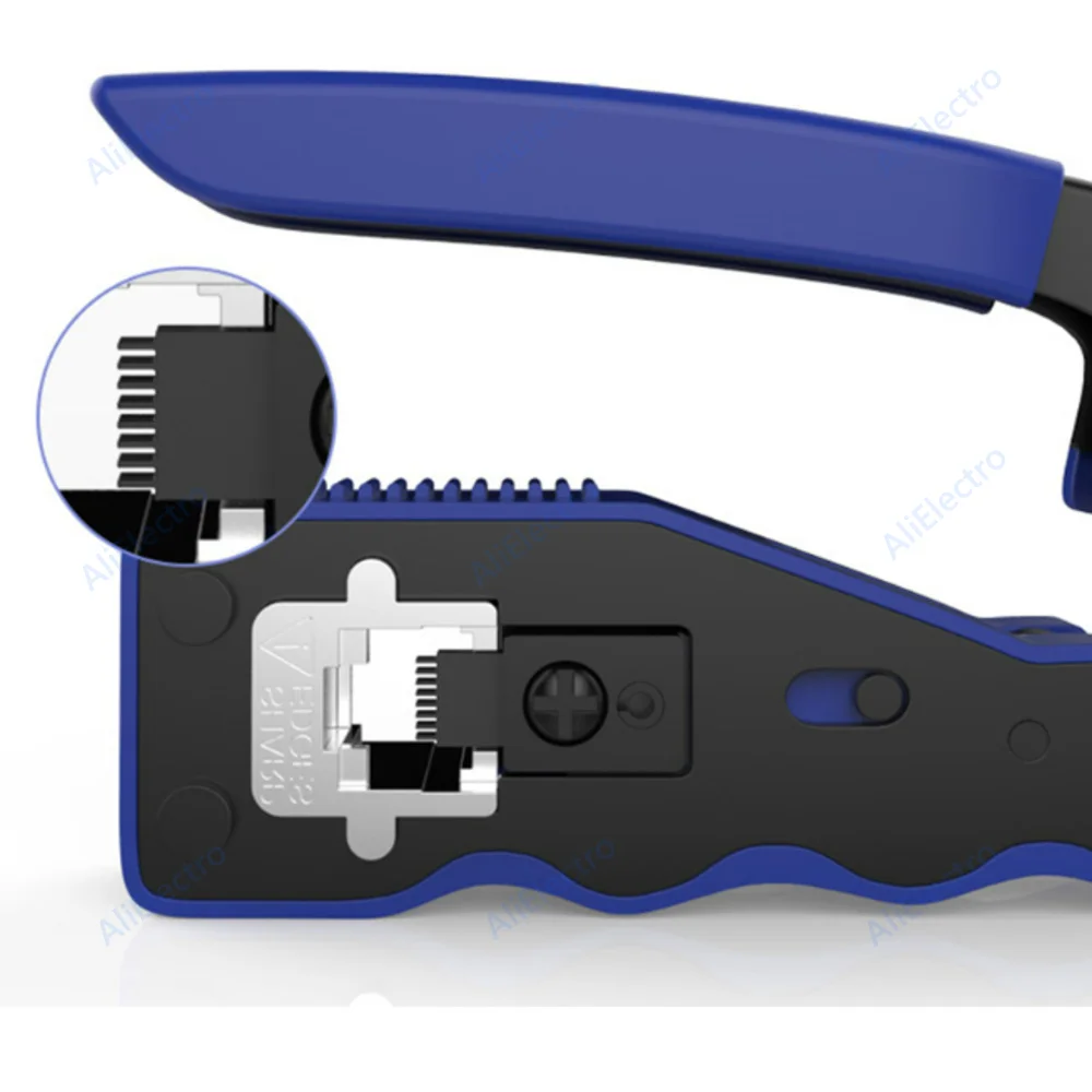 New RJ45 Crimping Tool Crimper Stripper Pliers Cutter RG45 Cat6 Cat5e Cat5 Cat3 RJ11 Network Ethernet Clip Tongs Multi Function