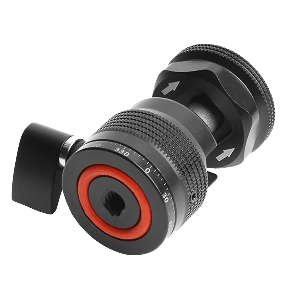 

Universal Ball Head for Tripod Cold Shoe Ball Head Rack Easy Install Disassemble Wide Use Microphones Cameras Gift