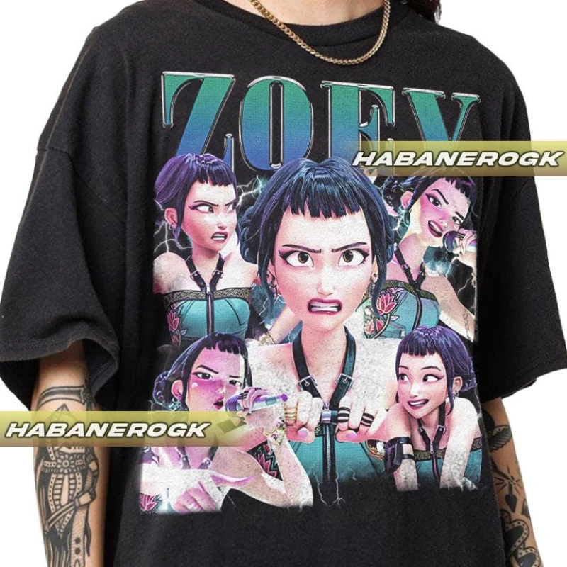 

European American Limited Zoey Huntrix Kpop Demon Hunters Shirt, Vintage T-Shirt, Gift for Women and Man Unisex T-Shirt