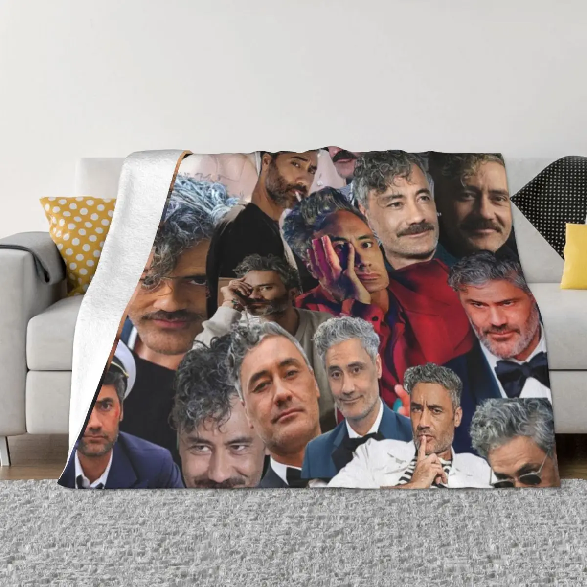 

taika waititi photo collage Throw Blanket Baby Blanket warm blanket for winter Blankets Sofas Of Decoration Hairy Blanket