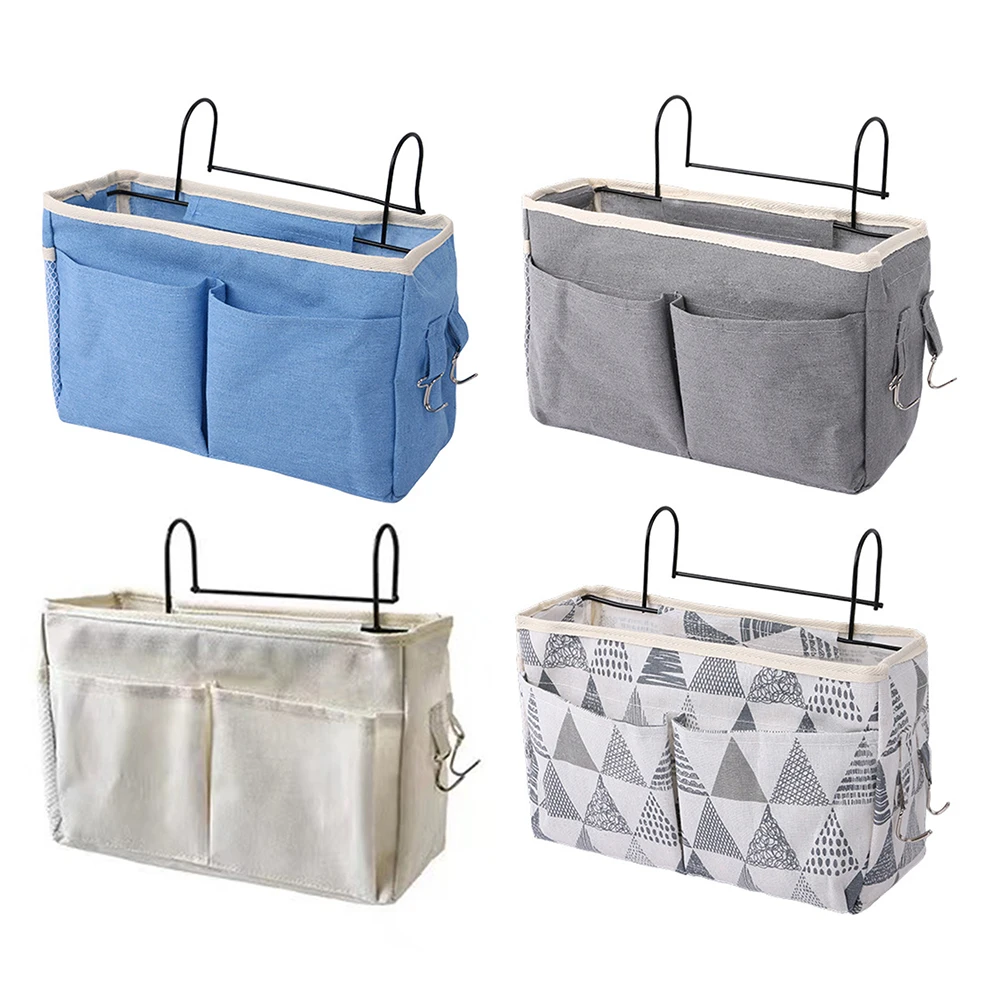 Sacs de rangement de chevet en feutre, sacs de rangement suspendus pour canapé, poches de support de lit pour télécommande