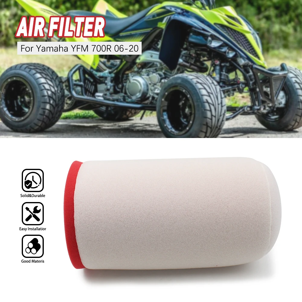 

Motorcycle Air Filter Intake Air Cleaner For YAMAHA YFM 700R Raptor 2006-2023