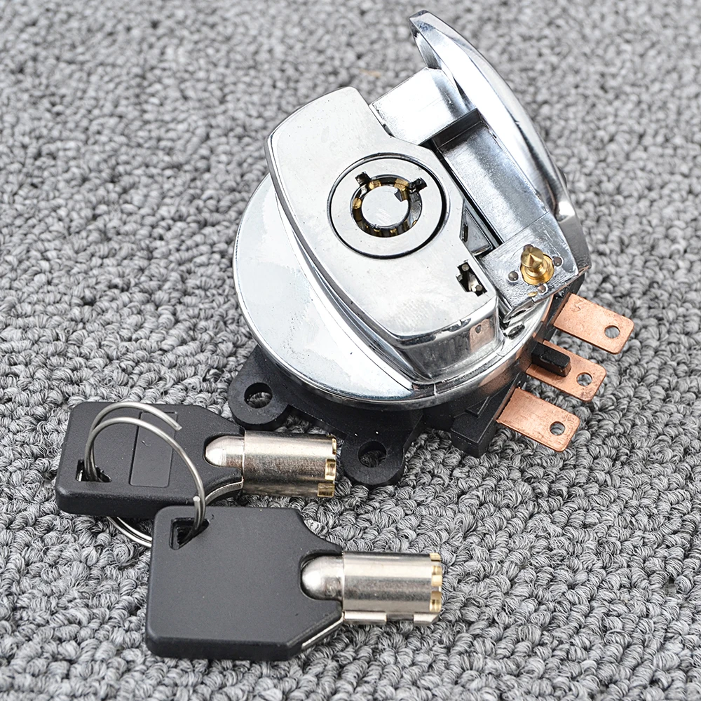 Ignition Switch Key For Harley Davidson Cross Bones Rocker Shrine Heritage Softail Dyna Fat Boy Springer CVO Night Train Custom
