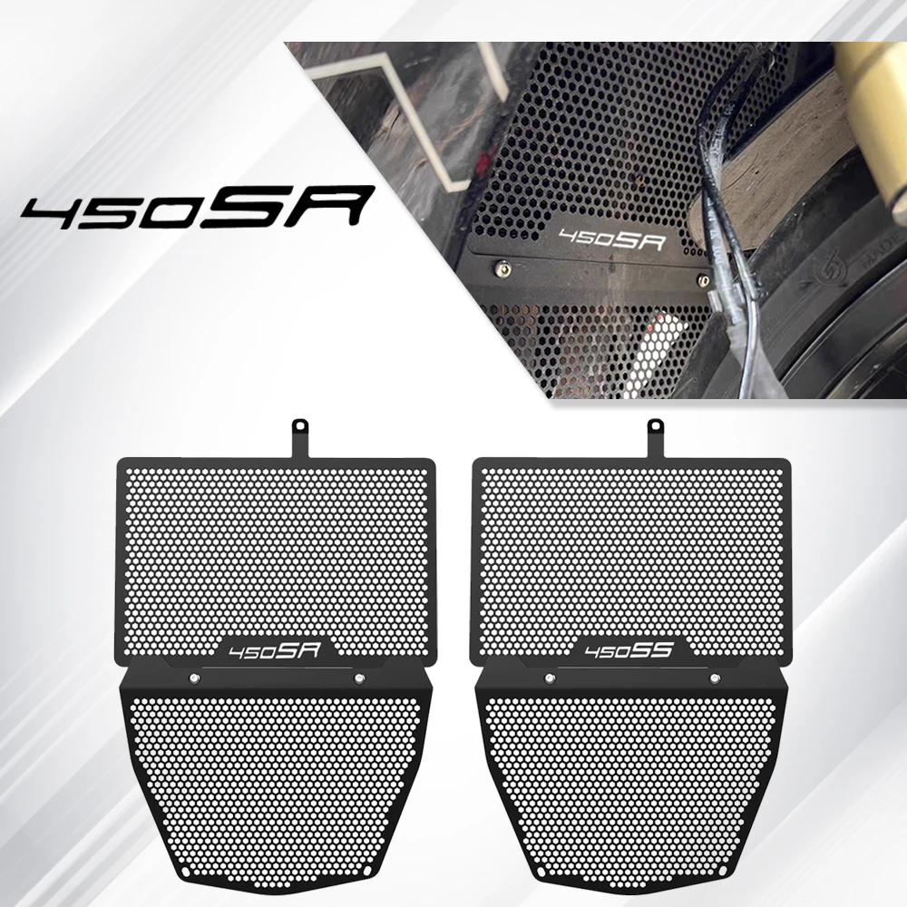 

FOR CFMOTO 450SR 450SR-R 450SS 450 SR SR-R SS 2022-2026 2025 2024 Motorcycle Radiator Grille Cover Guard Protector Accessories
