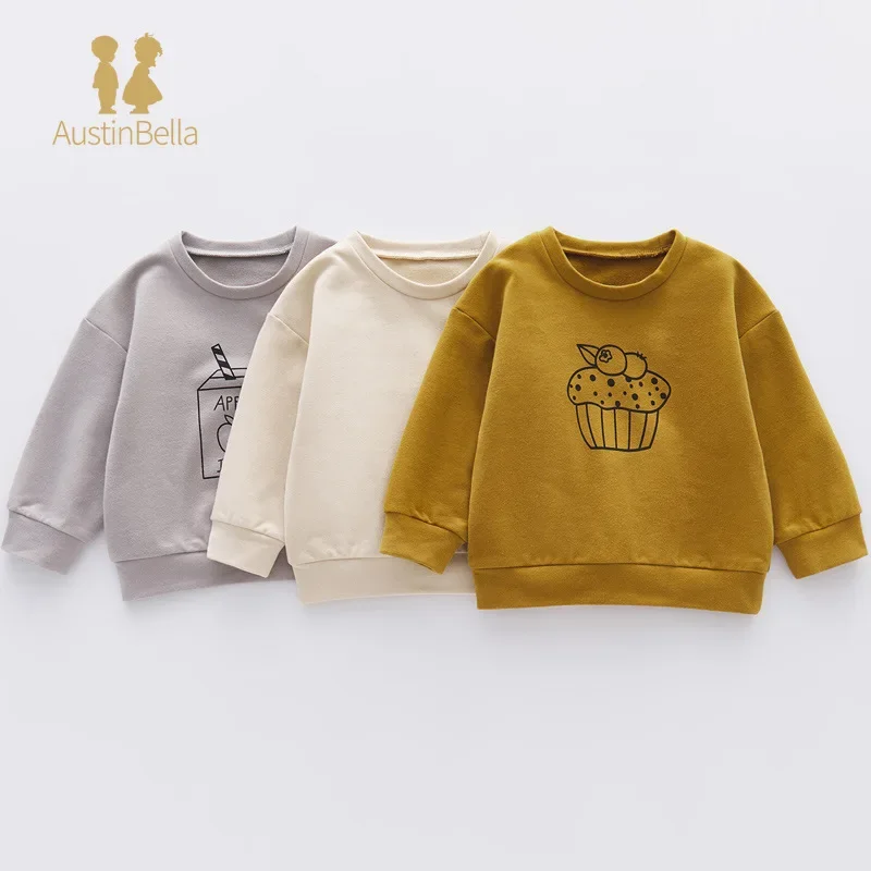 New Arrival Kids Baby Boys Girls Sweatshirts Hot Selling Toddler Cotton Long Sleeve Sport Tops Fashion Casual Boy Girl Pullover