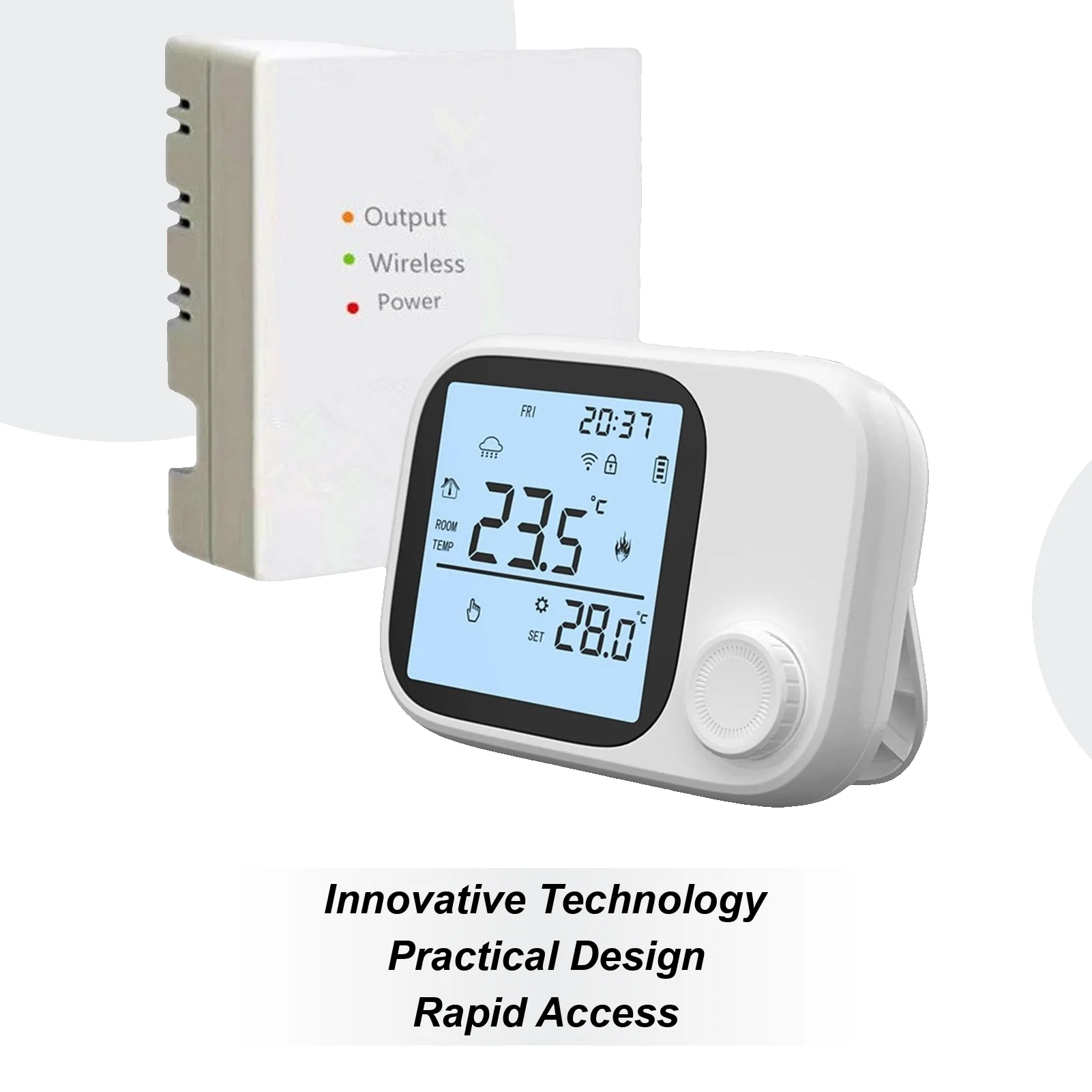 

Беспроводной Wi-Fi термостат для подогрева пола, водяной газовый котел, домашняя комната для Tuya, умный программируемый контроллер температуры