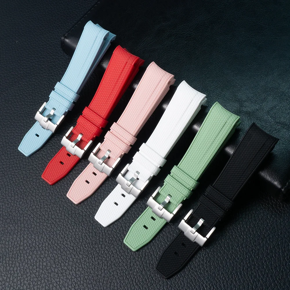 Silicone Strap for Swatch Water Ghost Moonswatch Stainless Steel Buckle 20mm Men Women Soft Waterproof Replace Watch Band