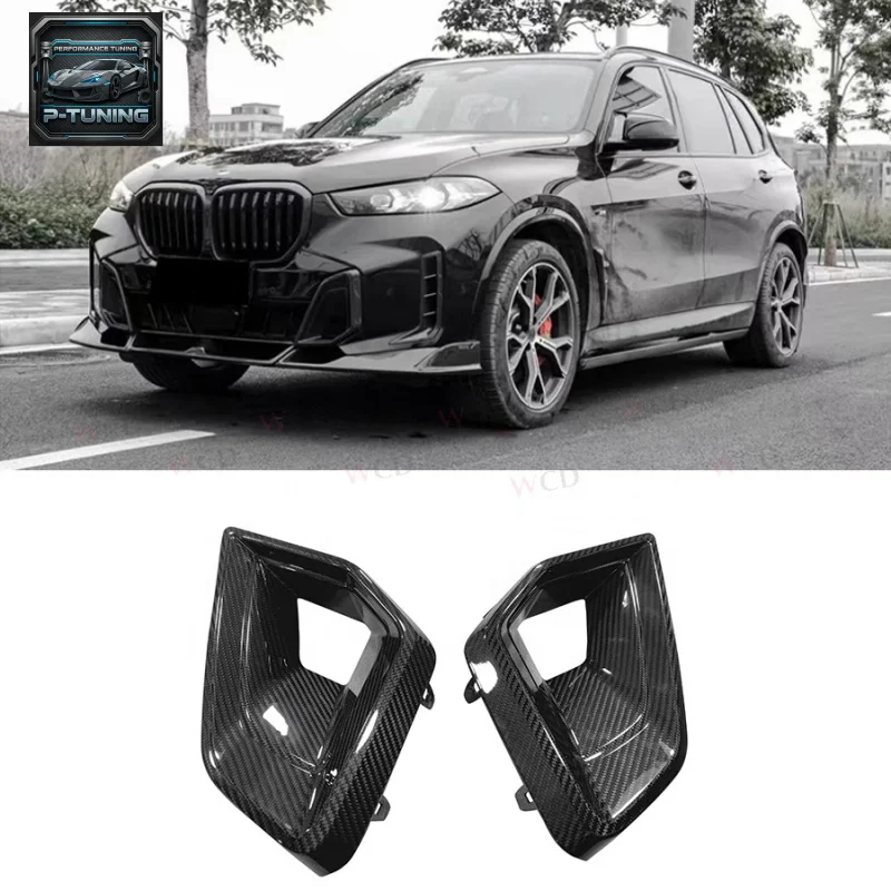 

X5 G05 LCI Front Air Intakes Vents Carbon Fiber MP Style Side Vent Trim Fender Cart Parts for G05 G18 Replacement
