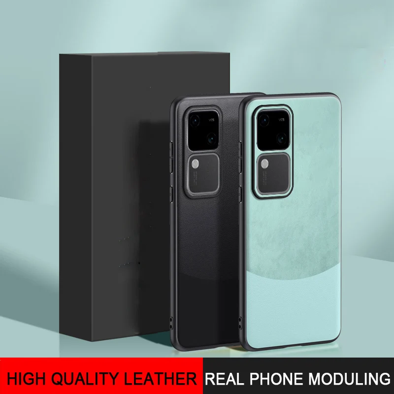 For Vivo V30 Чехол для Case Cover Coque Funda Shockproof Luxury Leather Case For Vivo V30