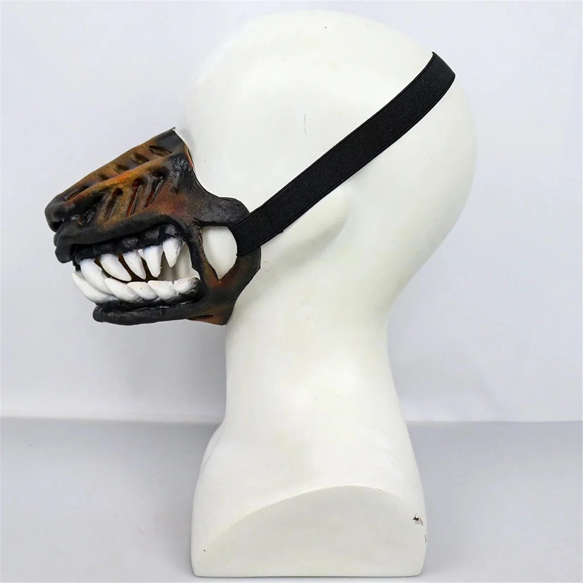 A71P قناع فم الكلب مبطن من المطاط اللاتكس للعب دور كبير جرو هالوين تأثيري صور الدعائم اكسسوارات صغيرة #3