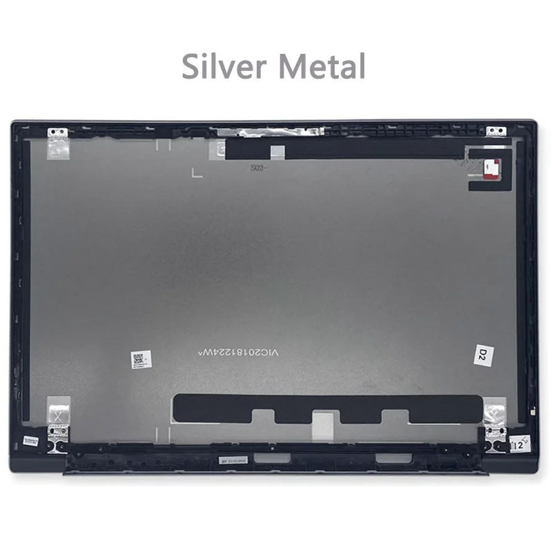 Nieuwe Laptop Shell LCD Top cover Voor ThinkPad E580 E585 E590 E595/LCD Back Cover/Front Bezel Metaal zilver Zwart