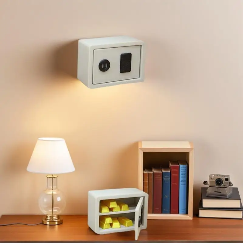 Gold Bar Styled Password Safe Dollhouse Mini Model in 1/12 Scale