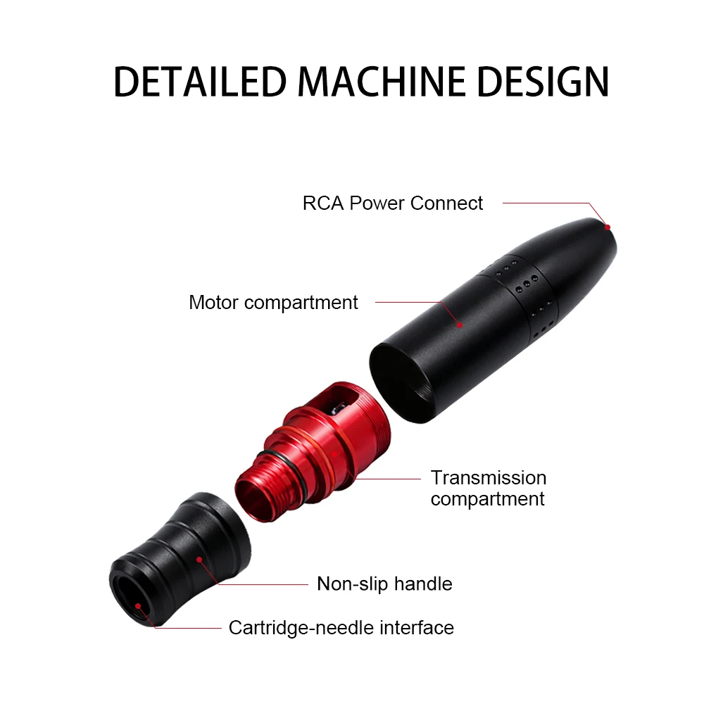 ขายสักเครื่องโรตารีปากกาQuiet Swissมอเตอร์RCA Tattoo Gunแต่งหน้าEyebrow Machine Tattoo Supplies
