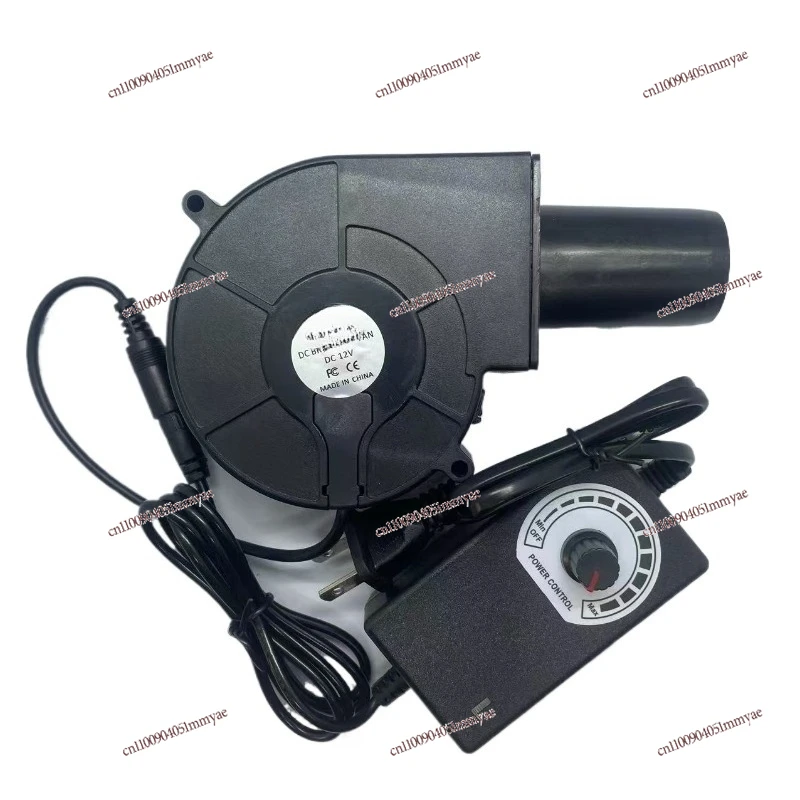 

9733 Turbo Fan 12V 5V USB Power Bank BBQ Stove Firewood Stove Double Ball Large Air Volume Blower