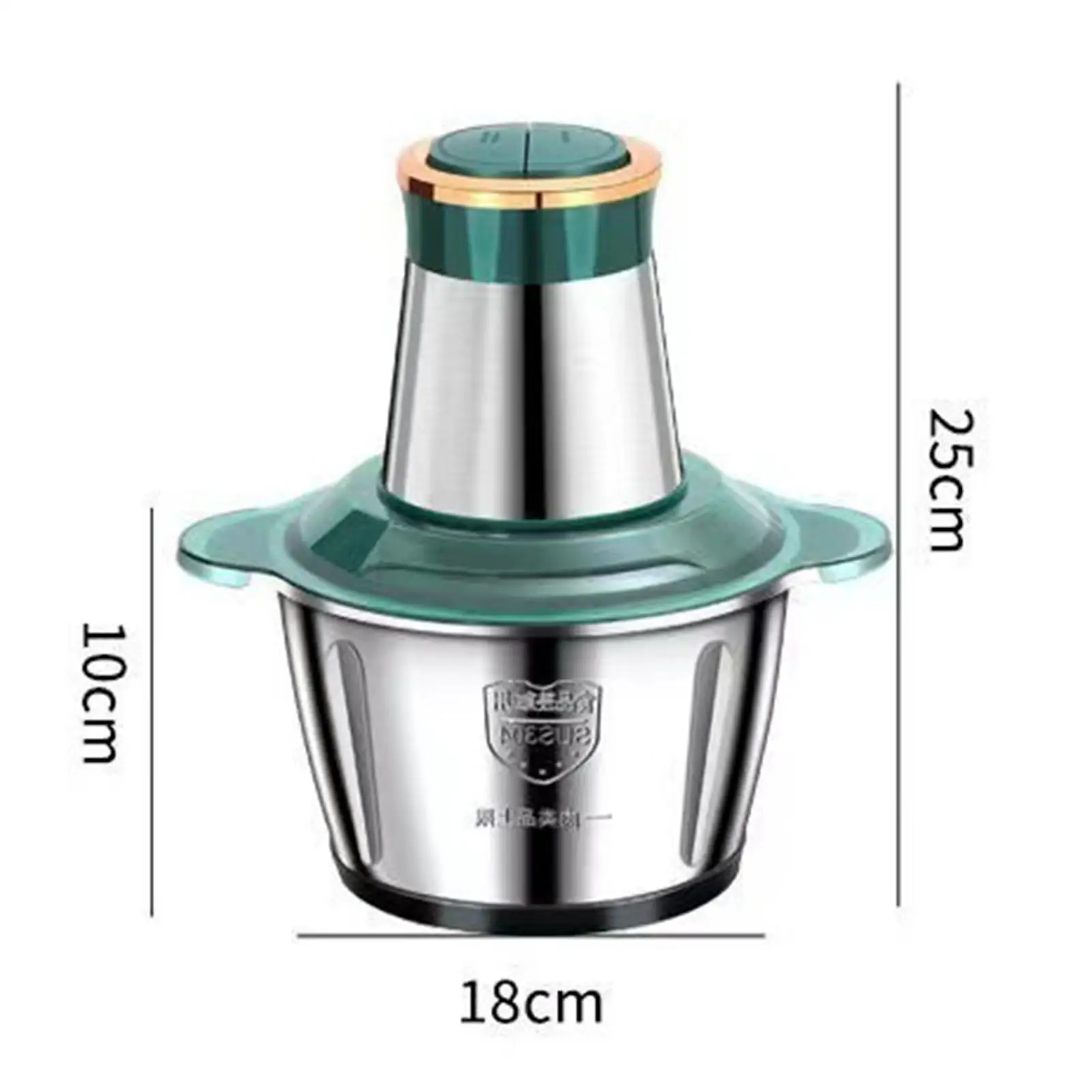 

Eletric Meat Grinder Food Processor Fast and Slow 2 Speed Adjustable Mini Chopper Blender for Nuts Fruit Vegetable Salad Garlic
