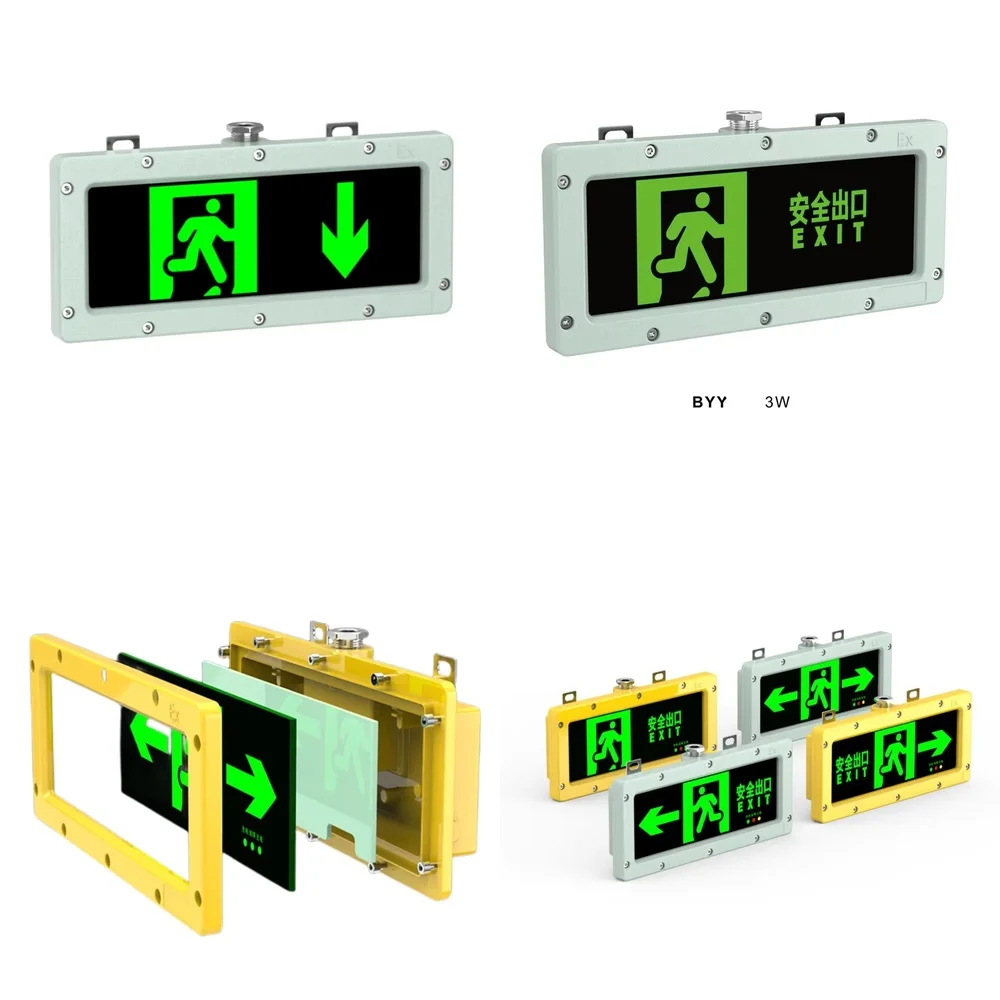 

IP66 Emergency LED Explosion Proof Exit Sign Lamp for Hazardous Area Lights for Oil Chemical Plants Industrial Use