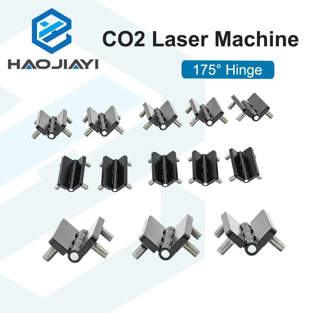 175° Zinc Alloy Hinge Cover for CO2 Laser Engraving Cutting Machine DIY Mechanical Replacement Parts