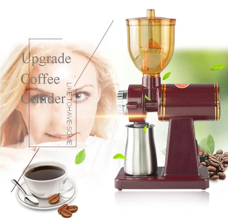 180w Electric Coffee grinder with anti-jump house Sifter 250g Coffee miller Milling machine Red/black Household Coffee grinder