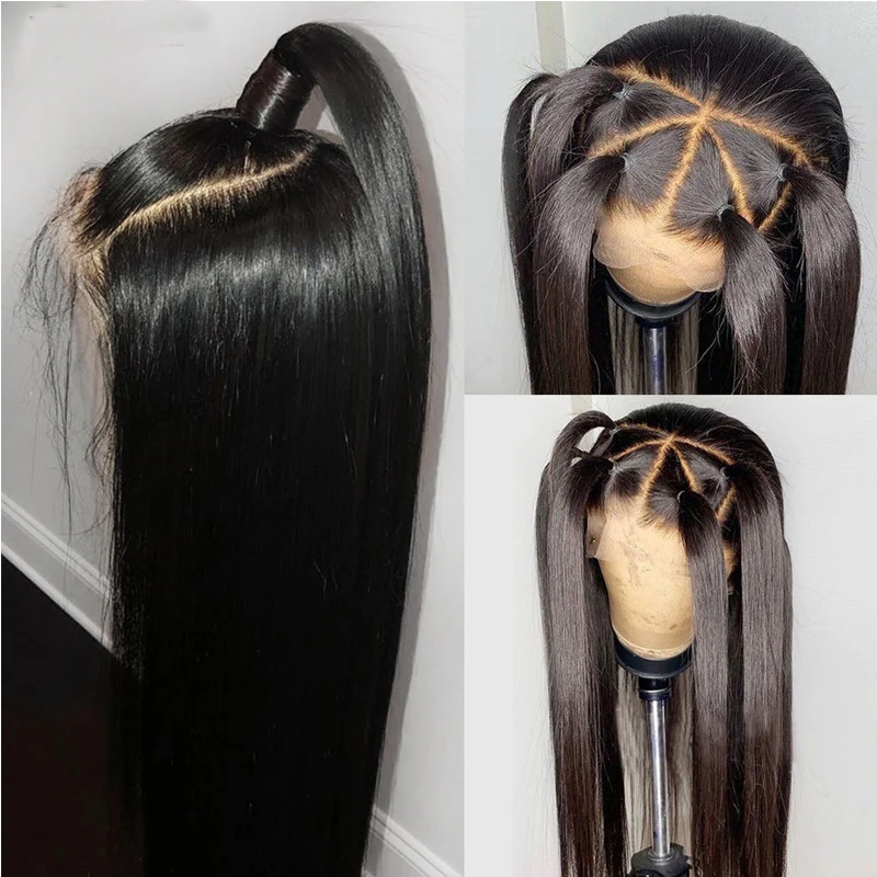 2023 New Silk Base Full Lace Wig Human Hair Pre Plucked Wigs Silky HD Transparent Silk Top Full Lace Wigs Brazilian Wig