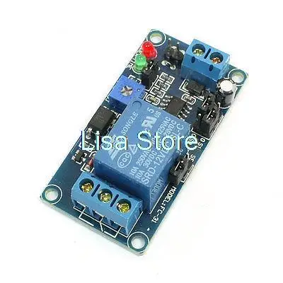 SRD-12VDC-SL-C DC 12V Triggered Time Delay Relay Module w LED Indicator