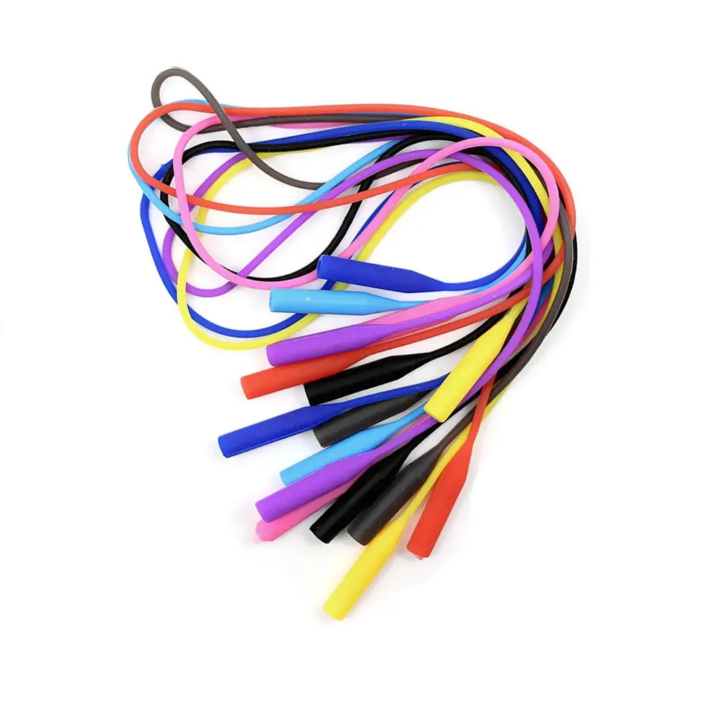 Comfortable Elastic Eyeglass Neck Strap Silicone Retainer for Reading Glasses and Large Frame Fashion Eyeglasses