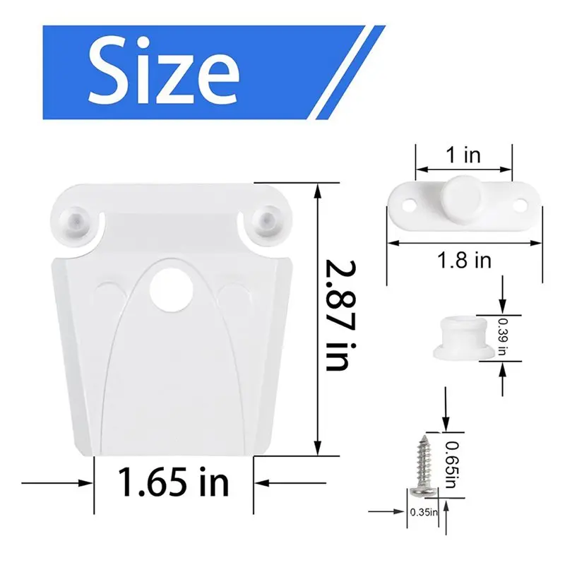 6 Set Cooler Latch Posts And Screws,Replacement Cooler Latch,Plastic Latchs Set Cooler Hinges Kit For IGLOO 50-165QT-LICG