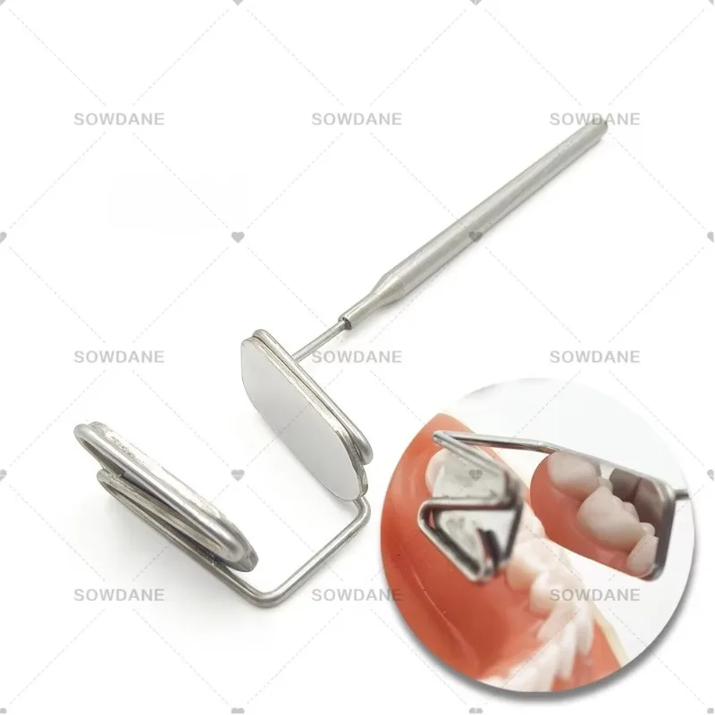 Stainless Steel Separator Retractors Lab Lip Cheek Isolator with Mirror Reflector. Best Tool