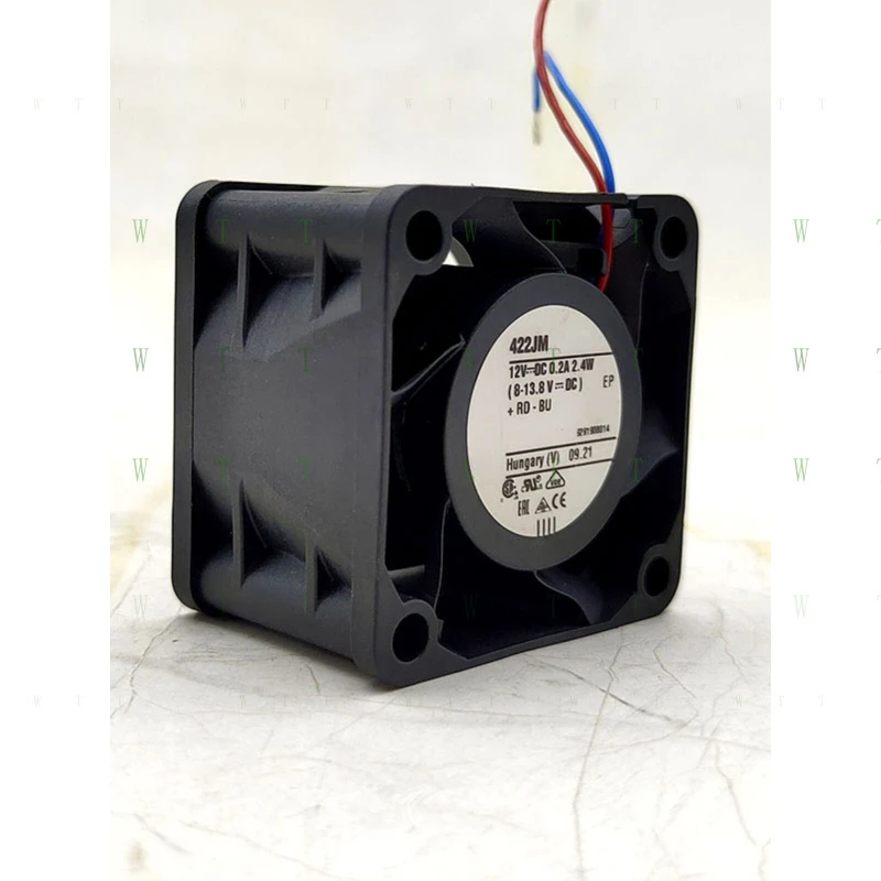 

H 1 шт. для инверторного вентилятора 422JM DC12V 0,2A 2,4 Вт 4028 4 см 2-проводной охлаждающий вентилятор