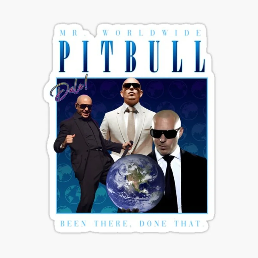 Globe Collage Pop Culture Sticker for Laptop Decor Bedroom Car Cute Cartoon Art Fashionable Public Suitcase