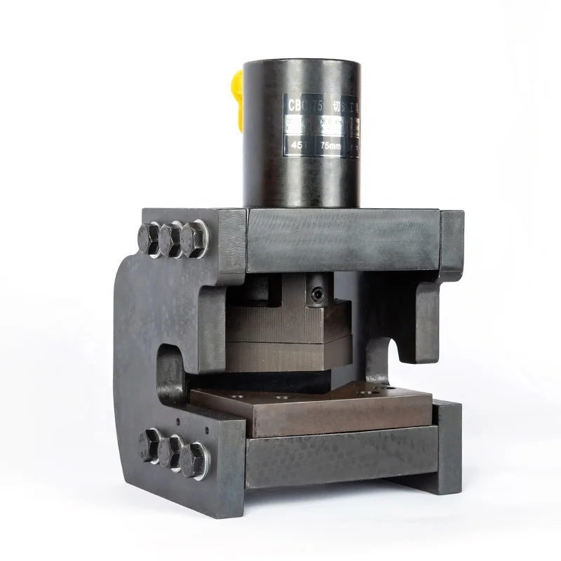 LEJIE TOOL Stock CBC-75 Angle Iron 90 Degrees V-notch Or 45 Corner Hydraulic Cutter Angel Steel Cutting Tool