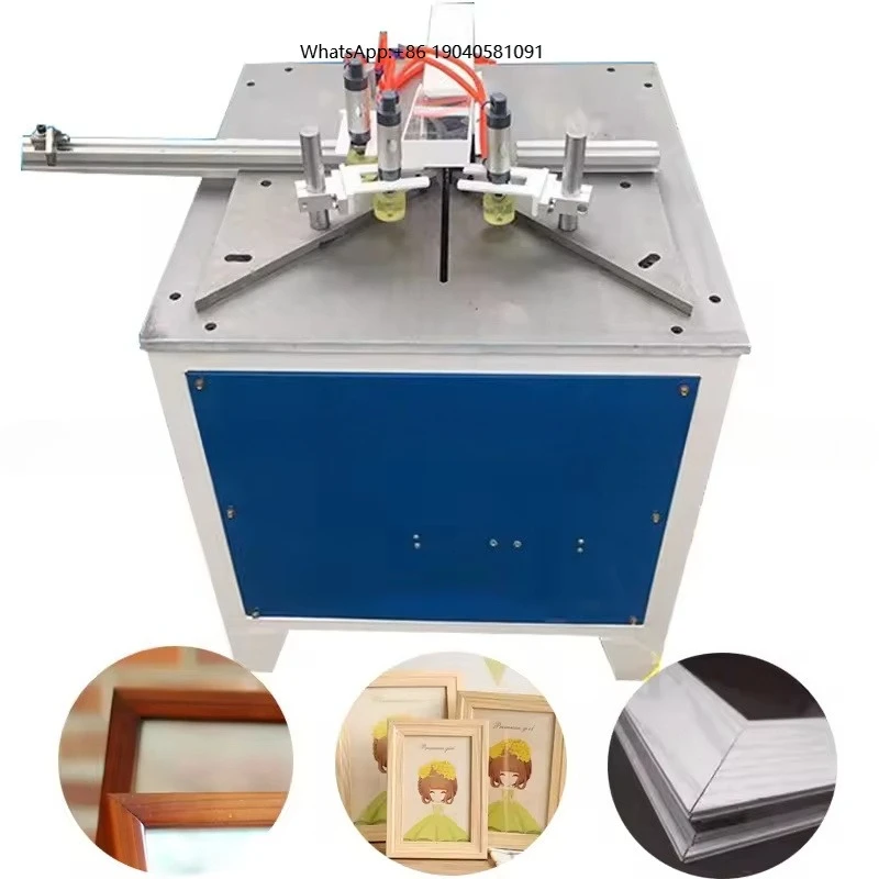 Photo Frame Aluminum Foil Rewinding and Cutting Machine Photo Picture Frame 45 Degree 90 Degrees Mitre Cutting Machine