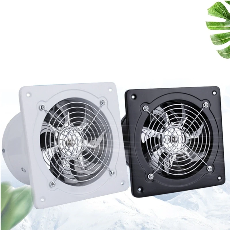 220V Industrial Ventilation Fan Extractor Fan Wall-Mounted Window Exhaust Fan for Kitchen Bathroom and Laundry Room