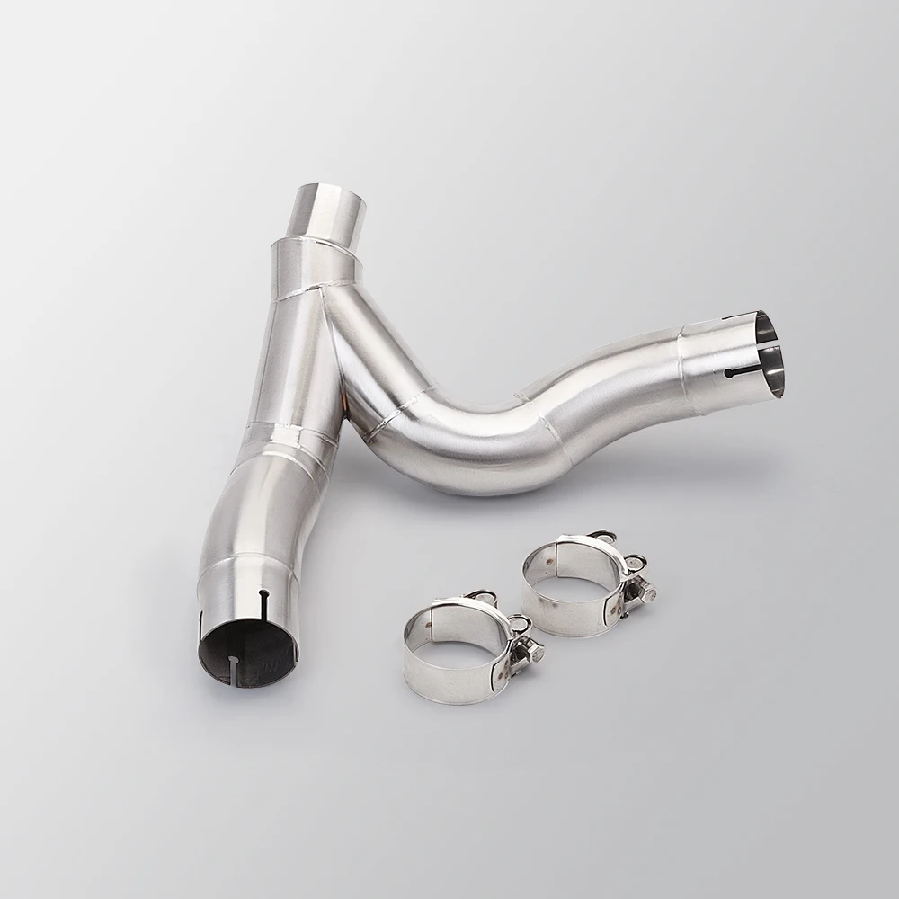 Mid Link Pipe Exhaust Connecting Tube Slip On Exhaust System Fit For Ducati Monster 950 / 937 2021‑2023 Motorcycle Modified Part