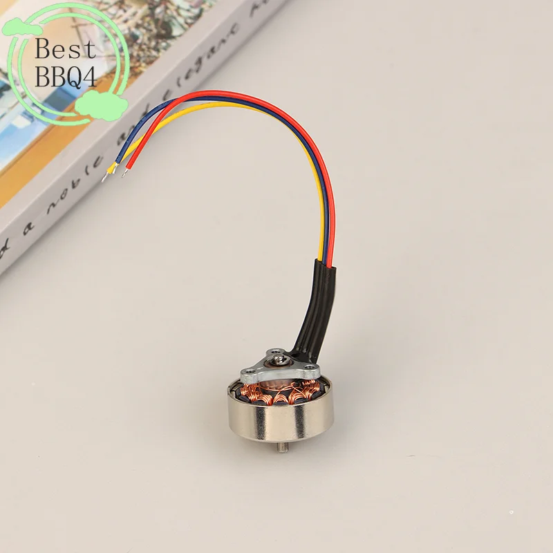 (1BBQ4)1S-2S 3.7V 7.4V 15000KV Tiny 14mm 3-phase Brushless Motor High Speed Engine 1.5mm Shaft For RC Drone Fan Radiator Motor