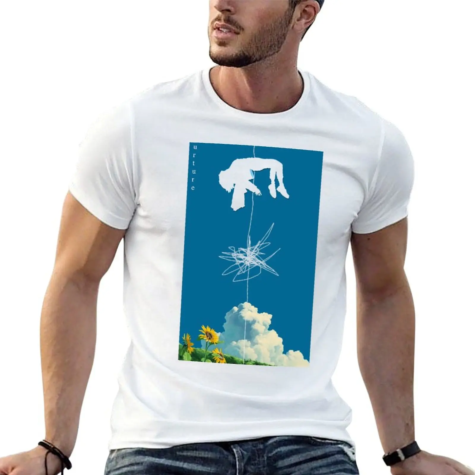 T-shirt Nurture pour homme, t-shirts de créateur pour homme, t-shirts graphiques pour homme, t-shirt en coton 100%