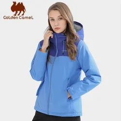 GOLDEN CAMEL Outdoor Hiking Jackets for Men Women Waterproof Cotton Jacket Men's Winter Coats Winbraker 2023 Warm Woman Clothing