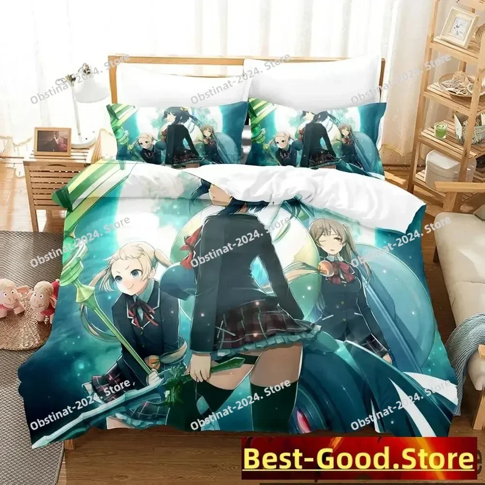 

2025 Anime Love, Chunibyo & Other Delusions Bedding Set With Pillowcase Bed Duvet Cover Soft Single Double Queen Super King Size