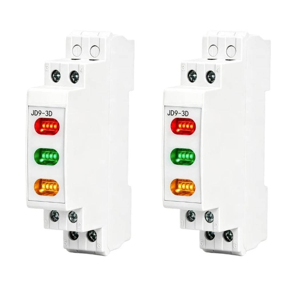Distribution Box Light JD9 LED Indicator High-brightness Window for Quick Troubleshooting High Brightness Indicator Light