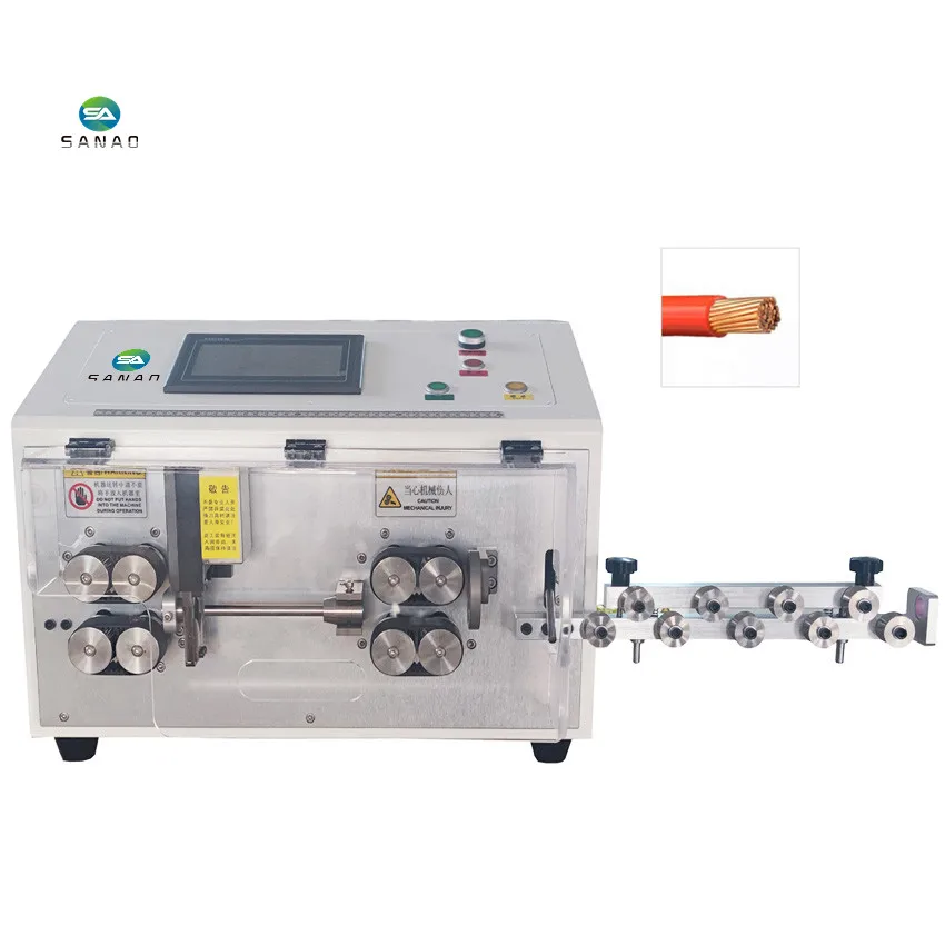 

35mm2Fully Automatic BVR/BV Hard Wire Automatic Cutting And Stripping Machine