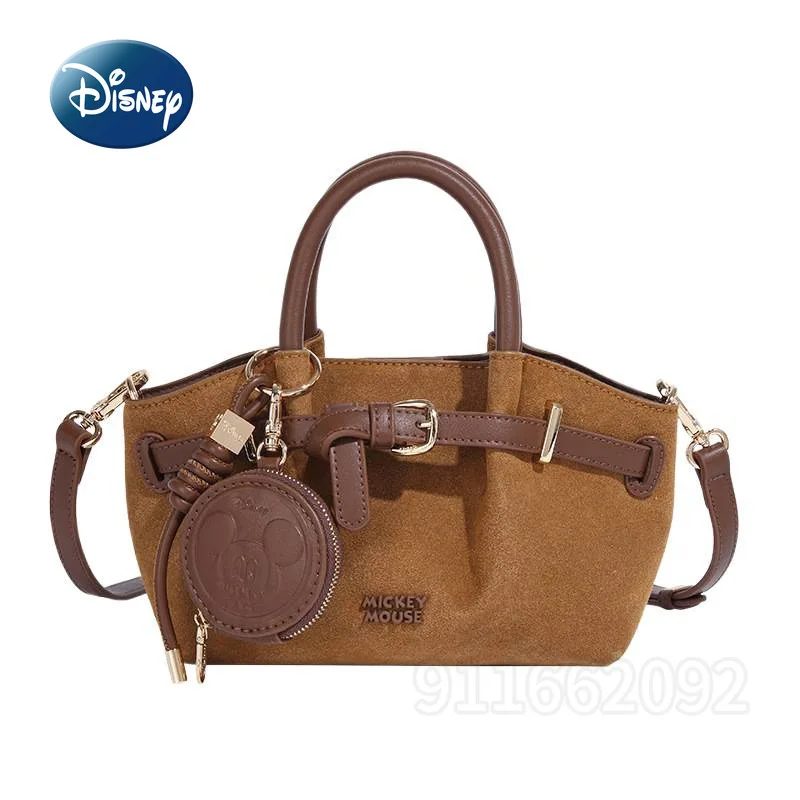 Disney Mickey New Women's Mini Handbag Luxury Fashion Women's Mini Shoulder Bag Cartoon Cute Casual Women's Bag High Quality