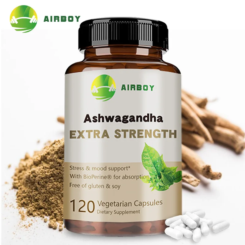 

Ashwagandha Supplement - for Natural Mood, Stress, Focus, Brain, Energy , Sleep Health Support