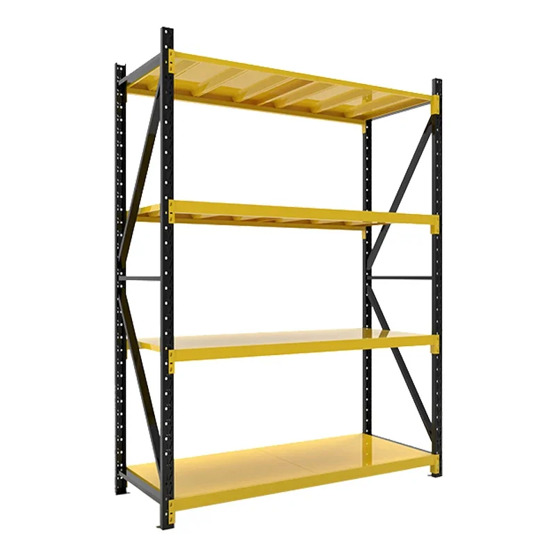 Warehouse Household Display Shelf Storage Free Combination Warehouse Cabinet Supermarket Heavy Iron Shelf