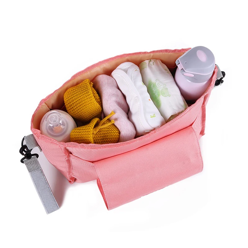 CUBY 2022 Baby stroller hanging bag storage bag multifunctional baby bottle water cup holder baby stroller hanging bag storage